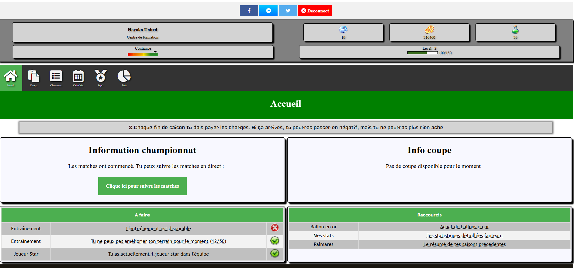Fanteam Accueil Membre
